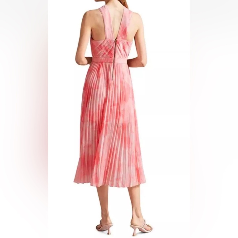 Ted Baker chiffon,pleated, midi, Fully Lined Dress,TB2=USA6, new - Picture 2 of 9
